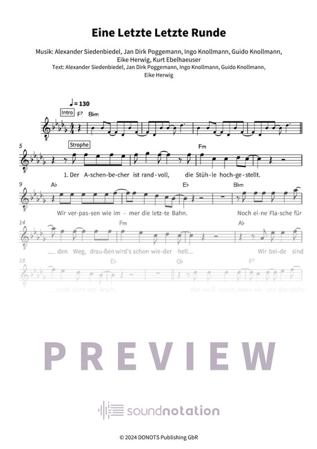 Eine Letzte Letzte Runde - Preview Page 1