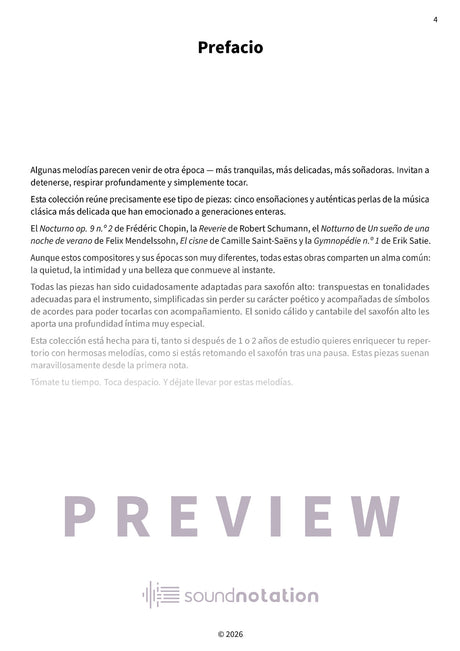 Sonidos suaves en el saxofón alto - Preview Page 1