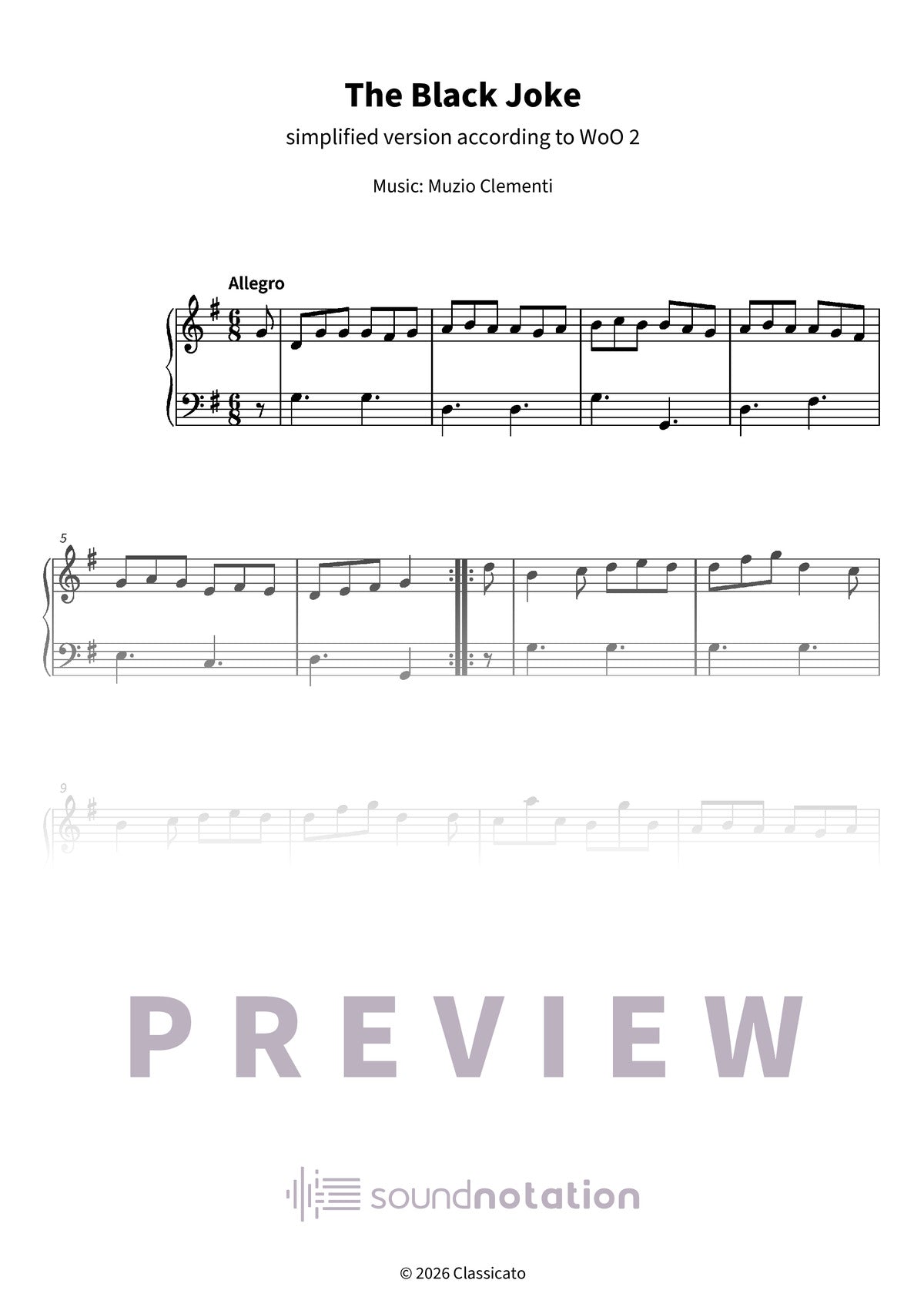 The Black Joke – easy - Preview Page 1