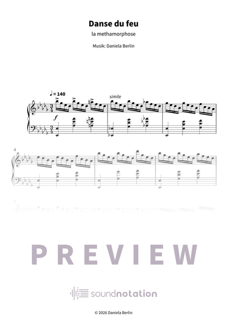 Danse du feu - Preview Page 1