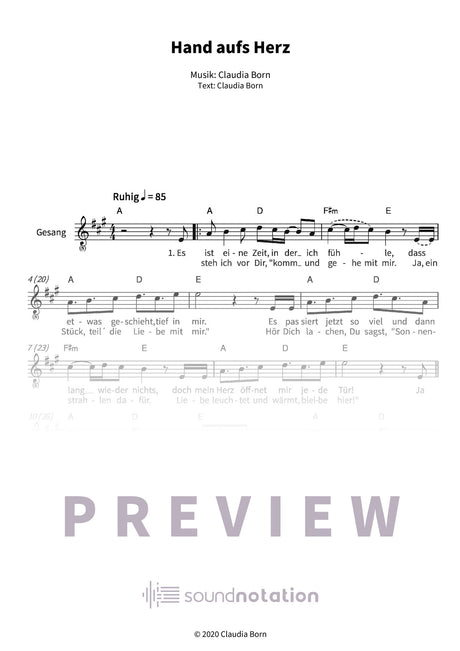 Hand aufs Herz - Preview Page 1