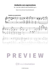 Andante con espressione - Preview Page 1