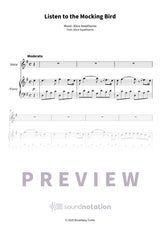 Listen to the Mocking Bird - Preview Page 1