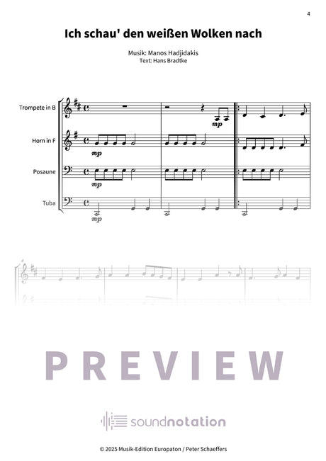 Ich schau' den weißen Wolken nach - Preview Page 1