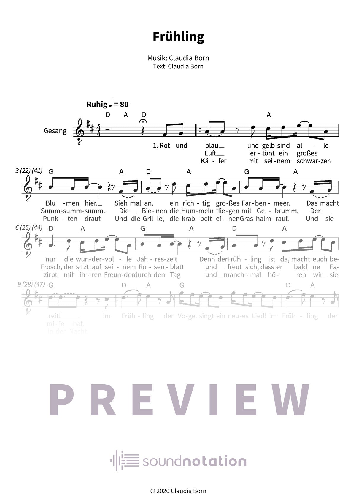 Frühling - Preview Page 1