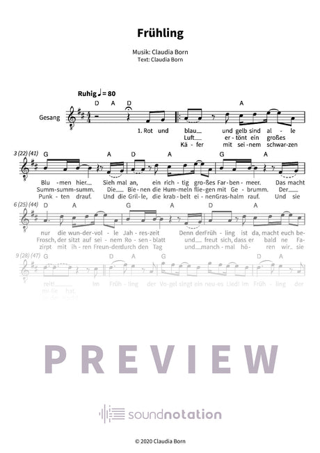 Frühling - Preview Page 1