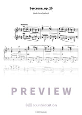 Berceuse op. 20 - Preview Page 1