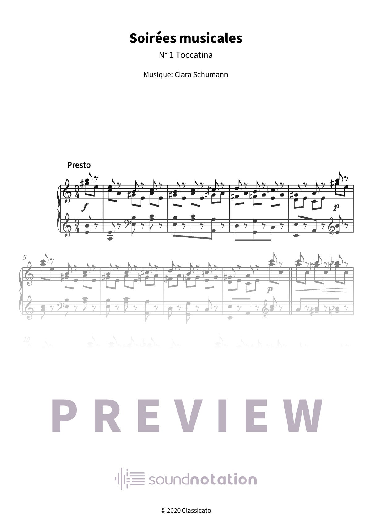 Soirées musicales - Preview Page 1