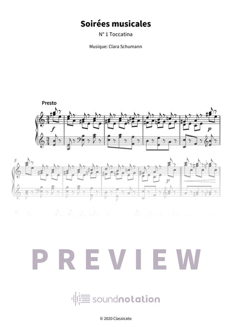 Soirées musicales - Preview Page 1
