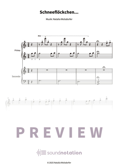 Schneeflöckchen... - Preview Page 1