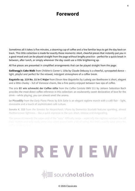 Piano Coffee Break - Preview Page 1