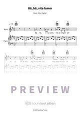 Bä, bä, vita lamm - Preview Page 1
