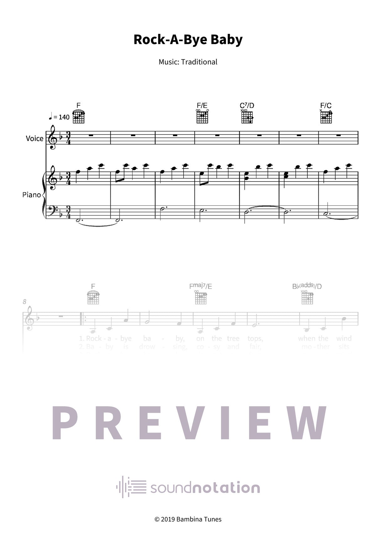Rock-A-Bye Baby - Preview Page 1