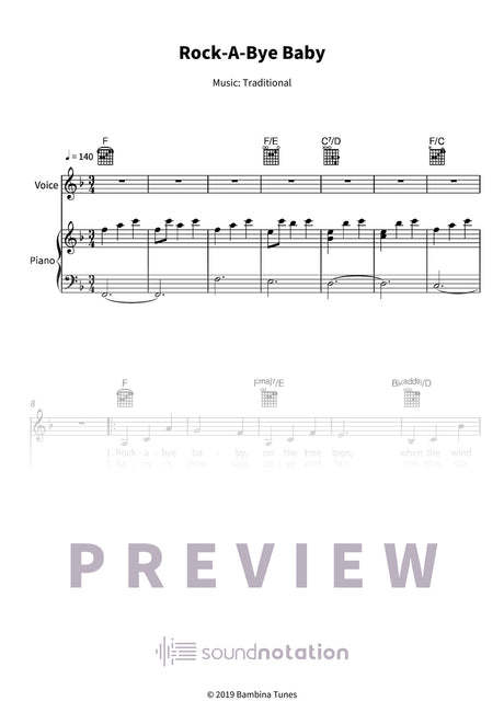Rock-A-Bye Baby - Preview Page 1