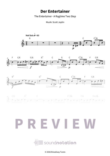 Der Entertainer - Preview Page 1