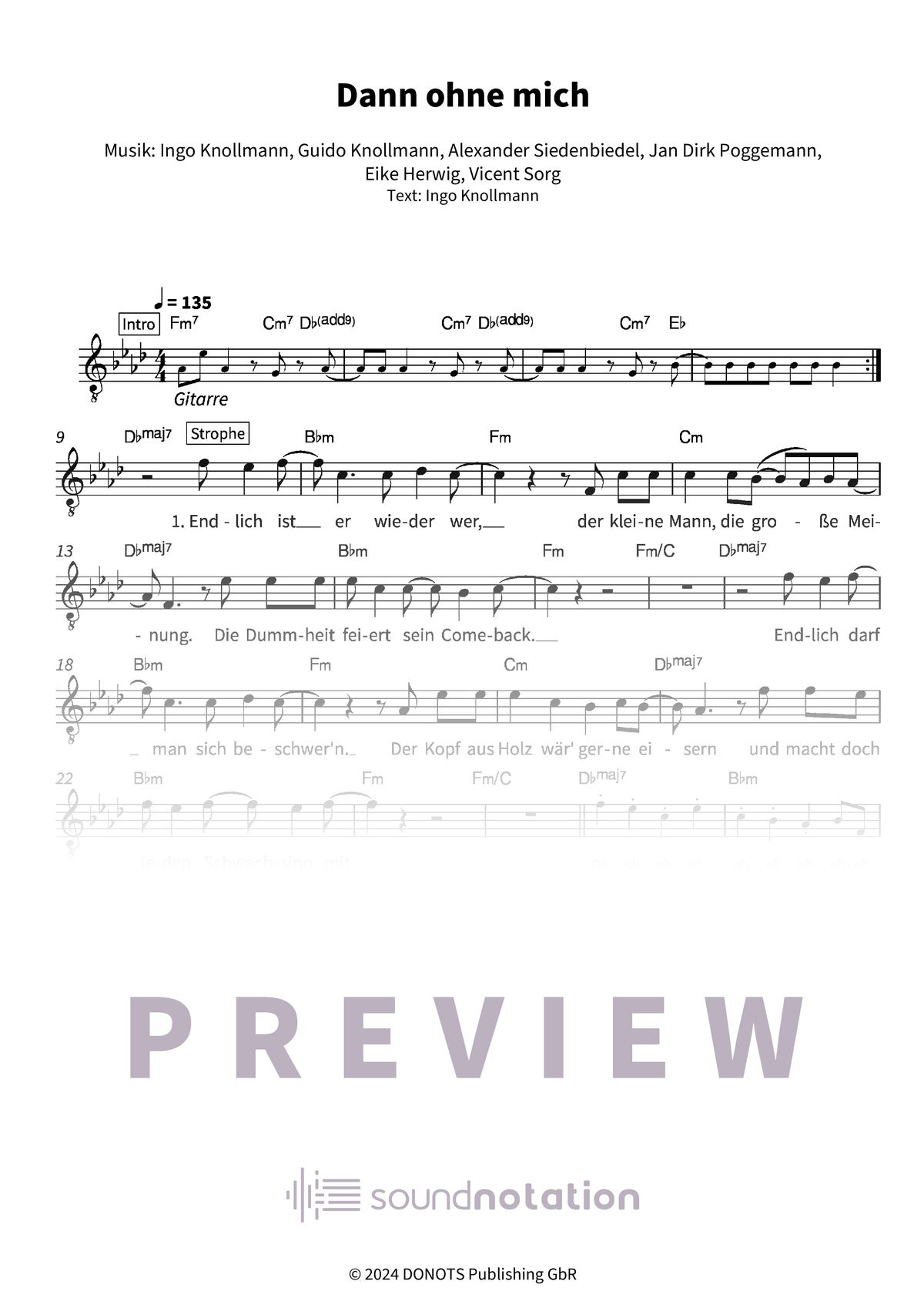 Dann ohne mich - Preview Page 1