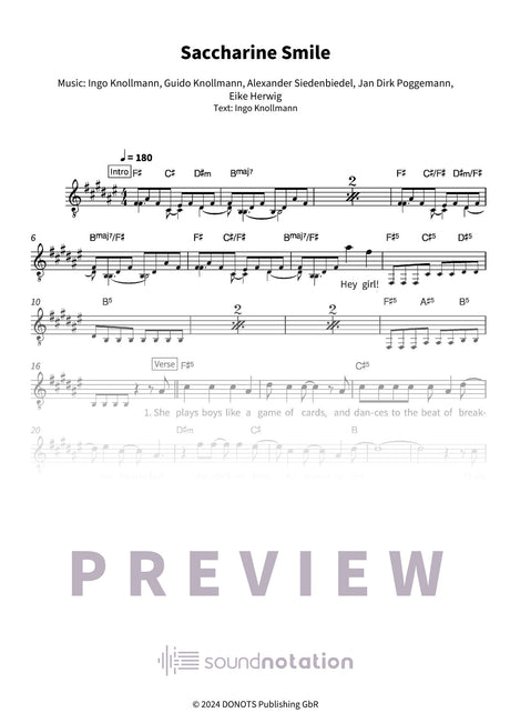 Saccharine Smile - Preview Page 1