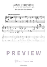 Andante con espressione - Preview Page 1