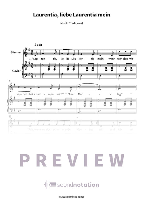 Laurentia, liebe Laurentia mein - Preview Page 1