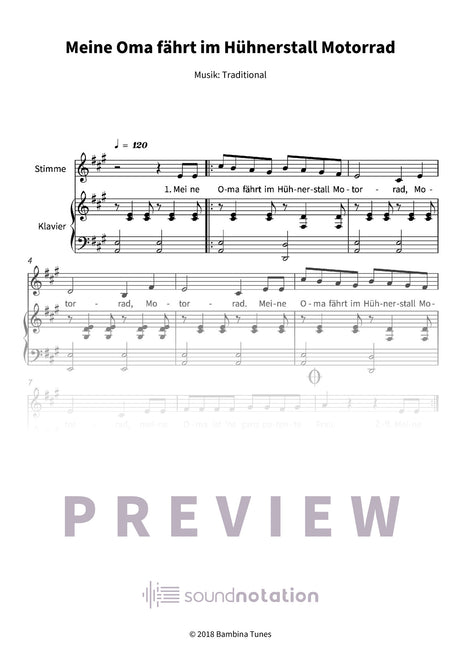 Meine Oma fährt im Hühnerstall Motorrad - Preview Page 1