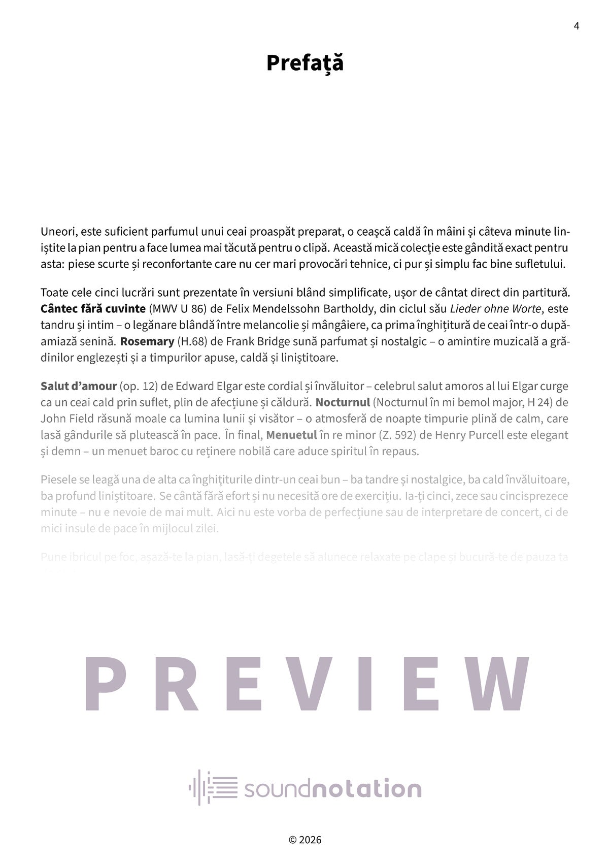 Pauza de ceai la pian - Preview Page 1