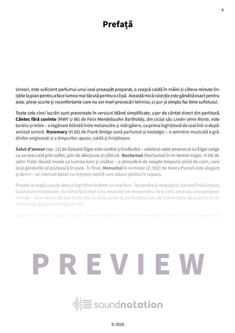 Pauza de ceai la pian - Preview Page 1
