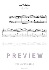 Une Variation - Preview Page 1