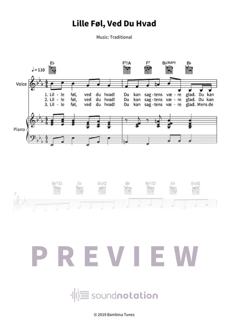 Lille Føl, Ved Du Hvad - Preview Page 1