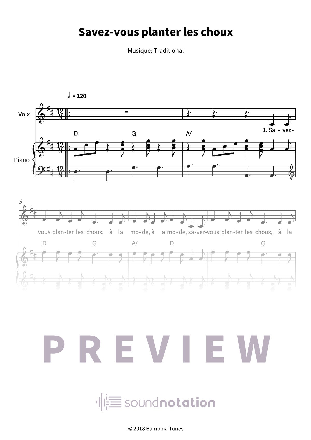 Savez-vous planter les choux - Preview Page 1