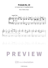 Prelude No. 20 - Preview Page 1