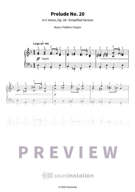 Prelude No. 20 - Preview Page 1