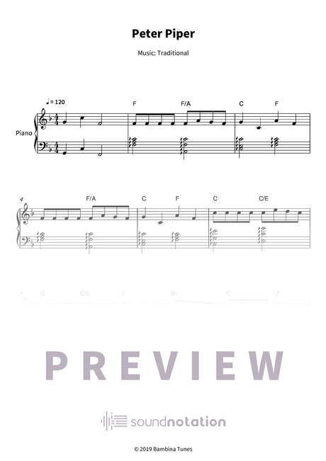Peter Piper - Preview Page 1