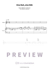 Eine Muh, eine Mäh - Preview Page 1