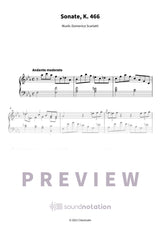 Sonate K. 466 - Preview Page 1