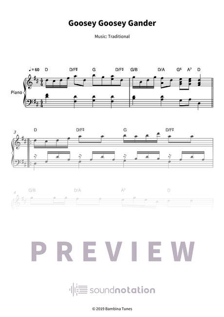 Goosey Goosey Gander - Preview Page 1