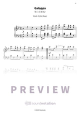Neun Tänze für Klavier - Preview Page 1