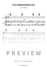 Er Du Veldig Glad Og Vet Det - Preview Page 1