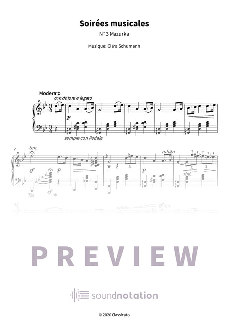 Soirées musicales - Preview Page 1