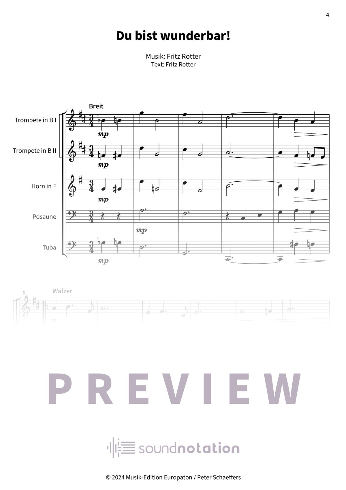Du bist wunderbar! - Preview Page 1