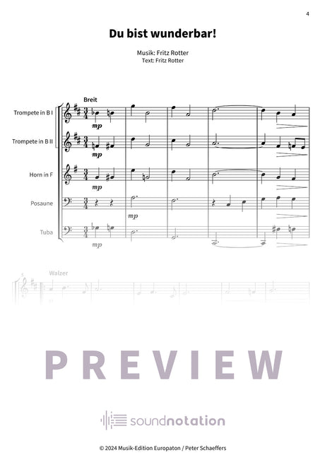 Du bist wunderbar! - Preview Page 1