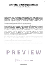 Laute Klänge am Klavier - Preview Page 1