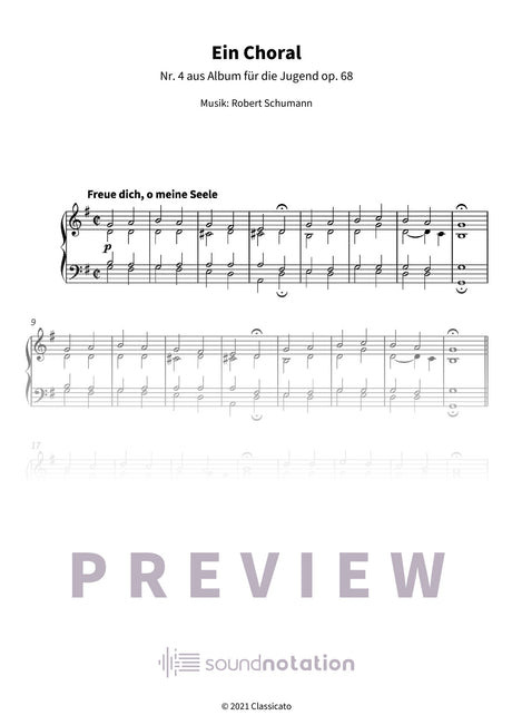 Ein Choral - Preview Page 1