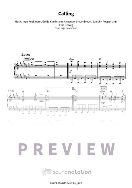 Calling - Preview Page 1