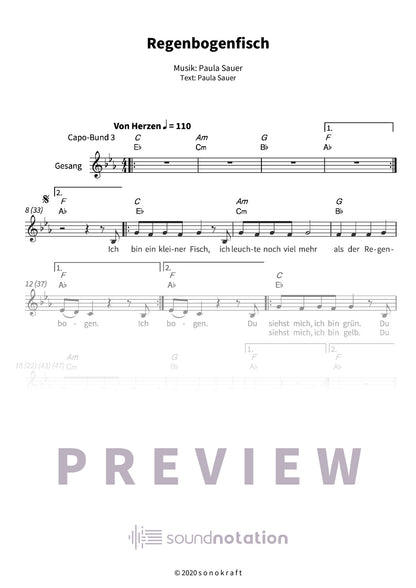 Regenbogenfisch - Preview Page 1