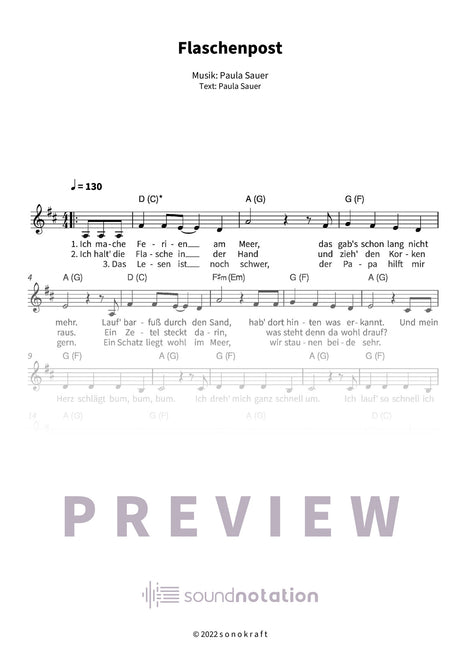 Flaschenpost - Preview Page 1