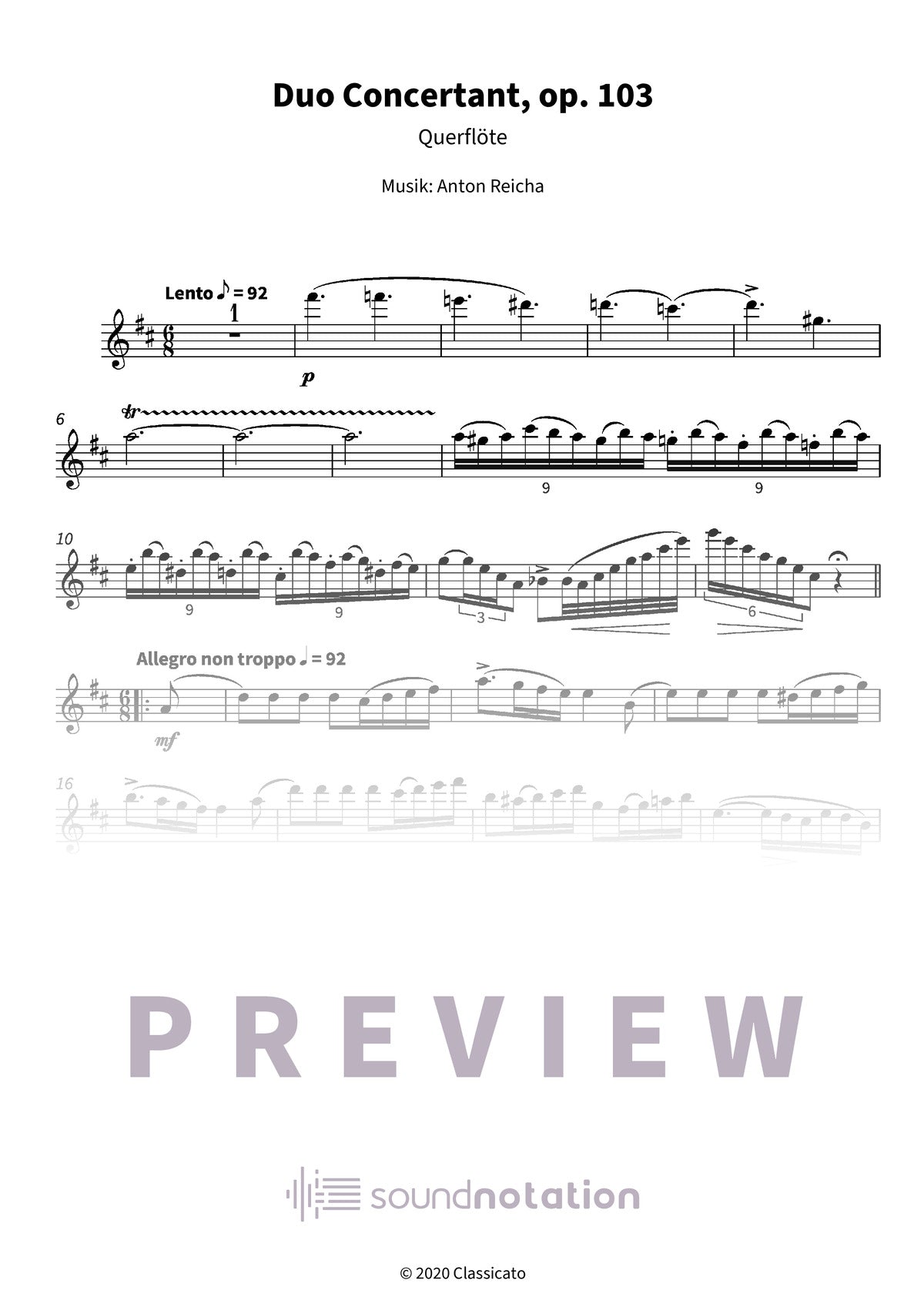 Duo Concertant - Preview Page 1