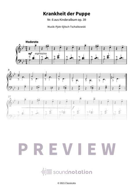 Krankheit der Puppe - Preview Page 1