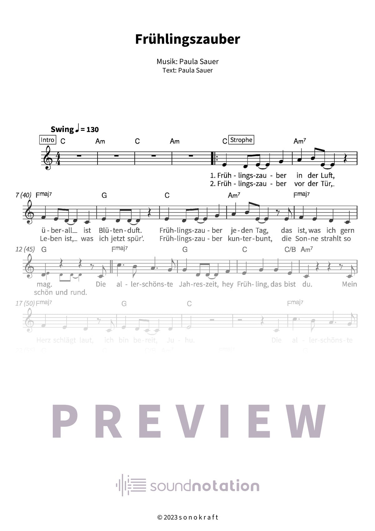 Frühlingszauber - Preview Page 1