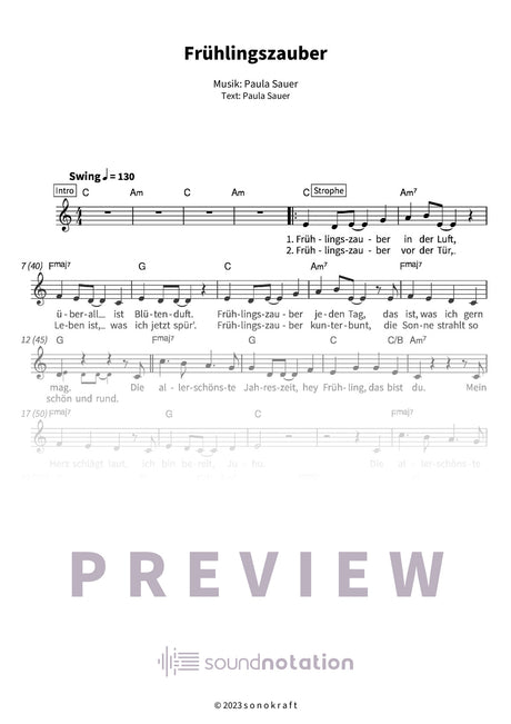 Frühlingszauber - Preview Page 1