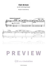 Clair de lune - Preview Page 1